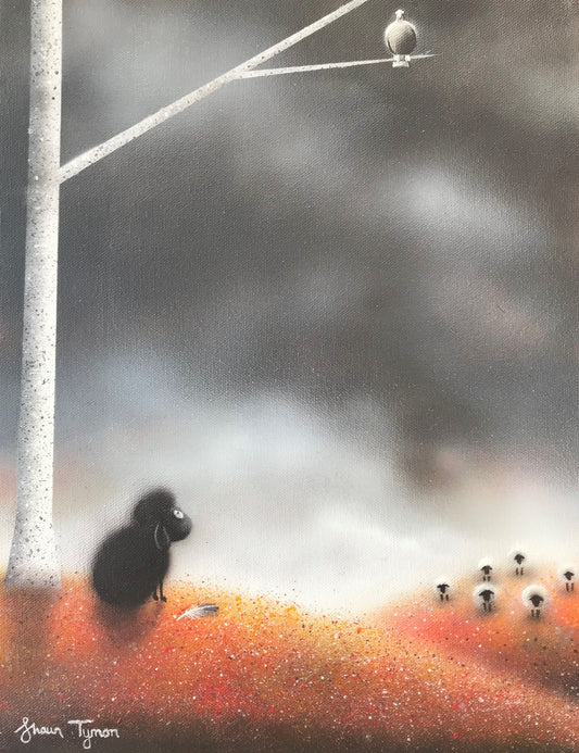 Shaun Tymon The Magic Feather Original - The Acorn Gallery Pocklington