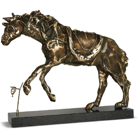 Horse Saddled With Time Bronze Sculpture by Salvador Dali