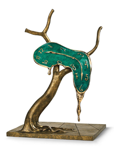 Profile Of Time Bronze Sculpture by Salvador Dali