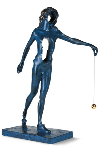 Surrealist Newton Bronze Sculpture by Salvador Dali