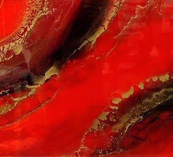 Red & Gold I Original by Tamsin Pearse *SOLD*
