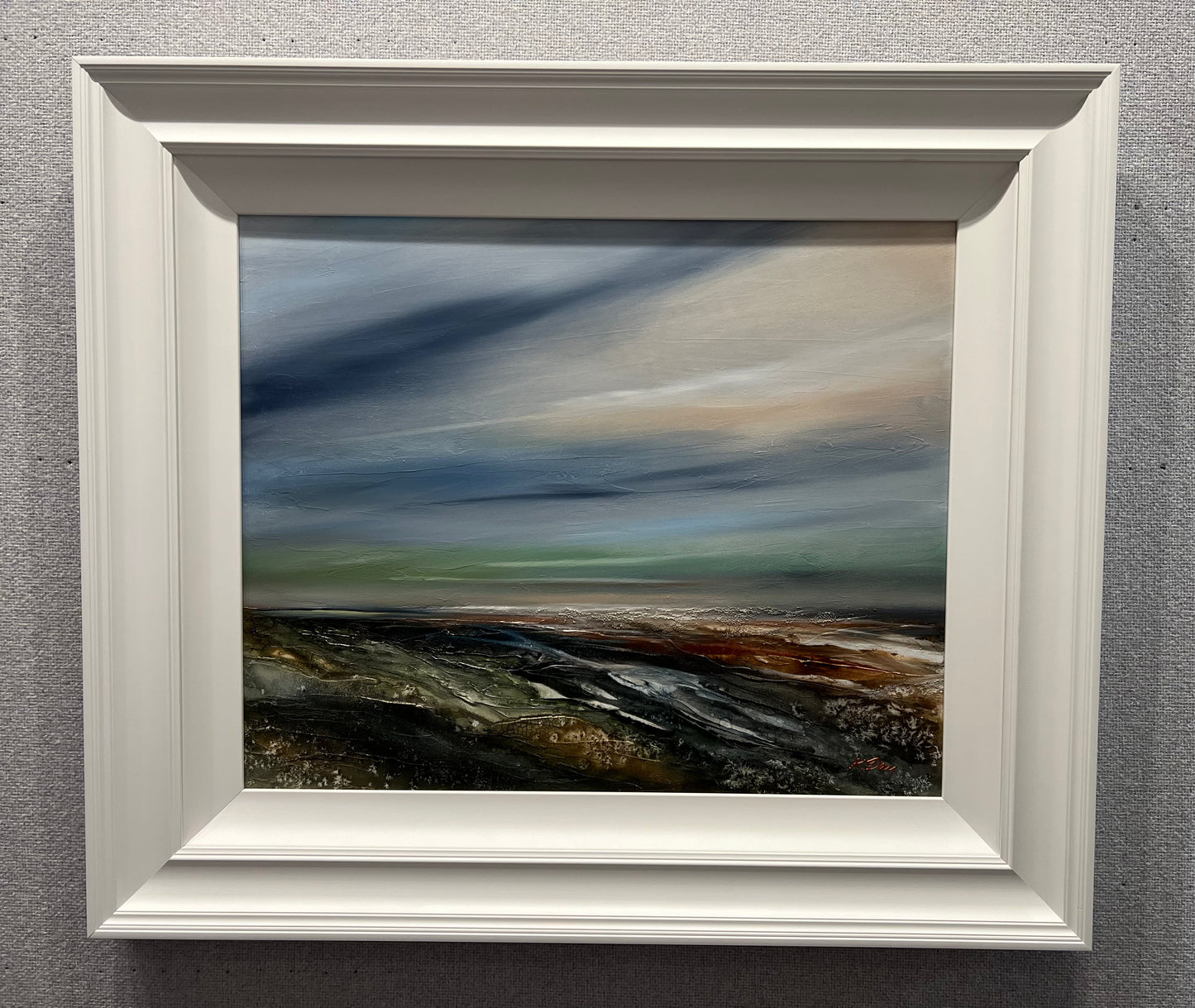 Aquamarine Skies ORIGINAL by Katie Day SOLD