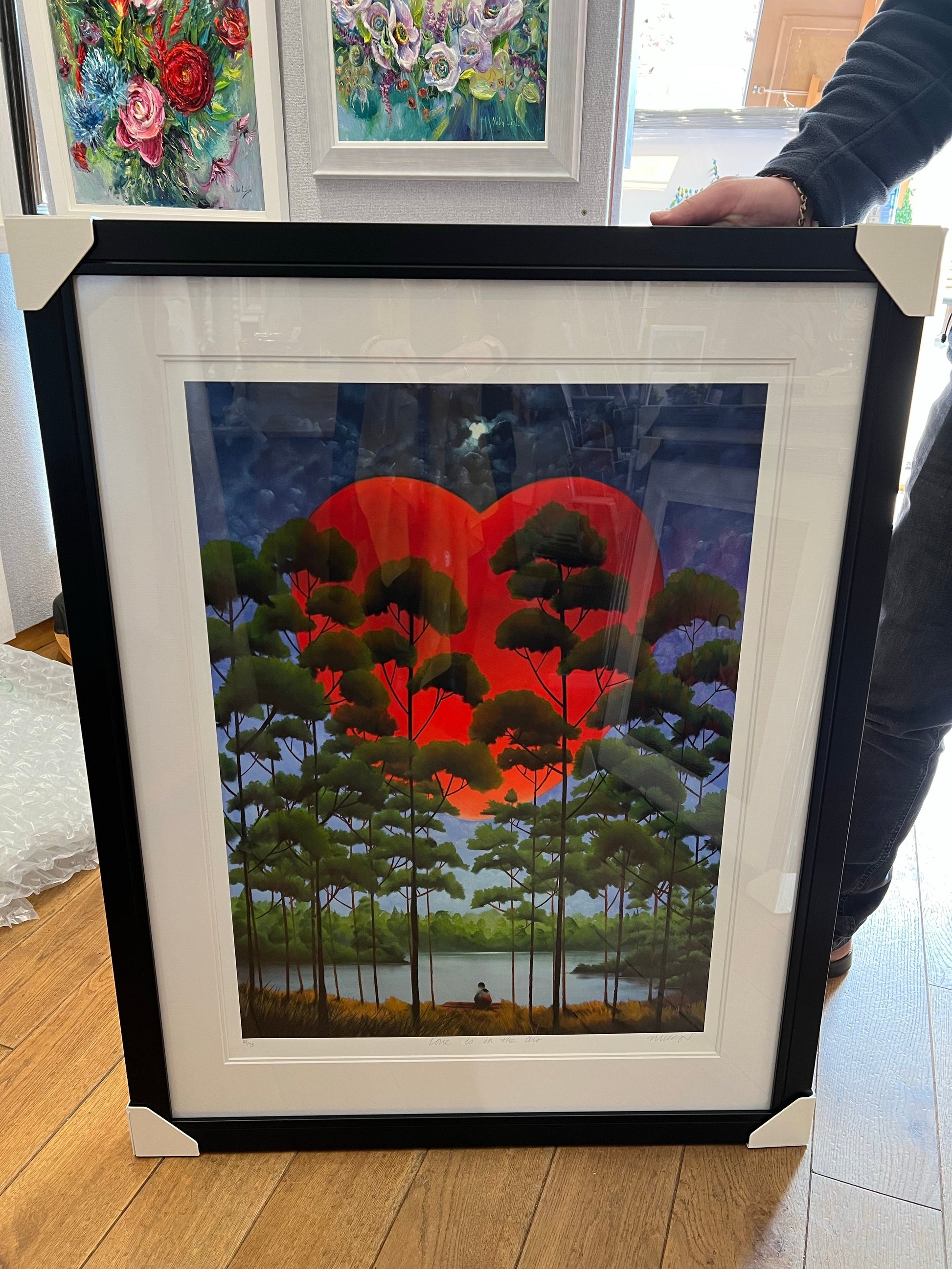 Mackenzie Thorpe Love Is In The Air Framed - The Acorn Gallery, Pocklington