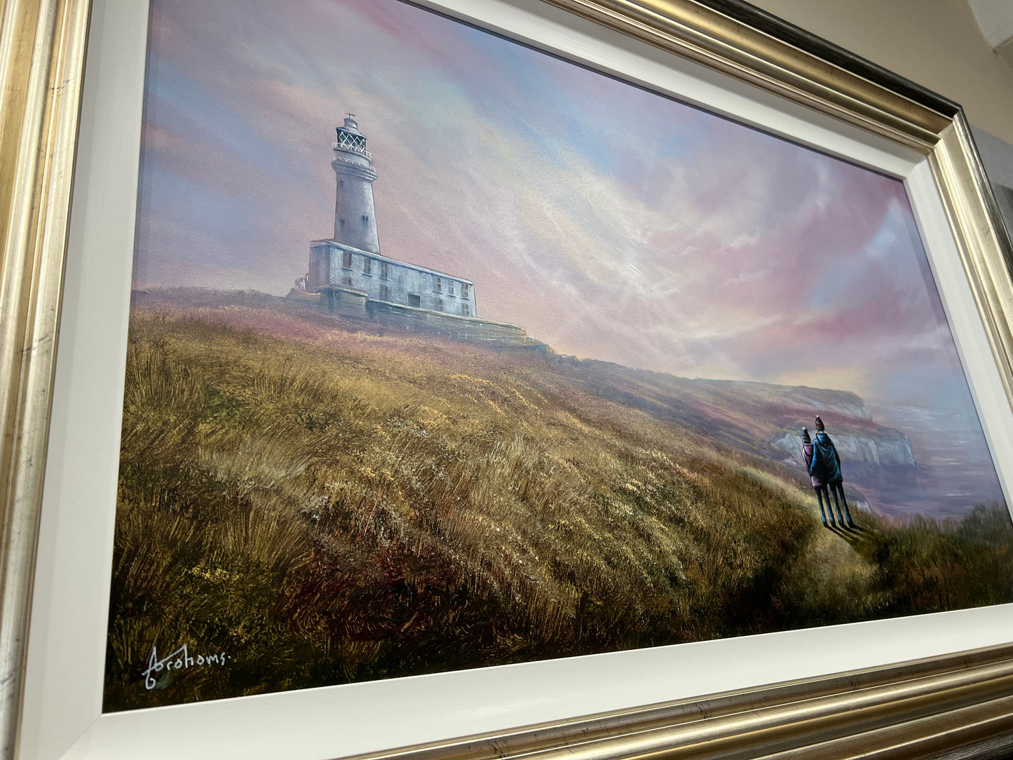 Majestic Skies Over Flamborough Head ORIGINAL by Danny Abrahams *SOLD*