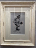 Howzat ORIGINAL Charcoal Sketch by Keith Proctor *SOLD*