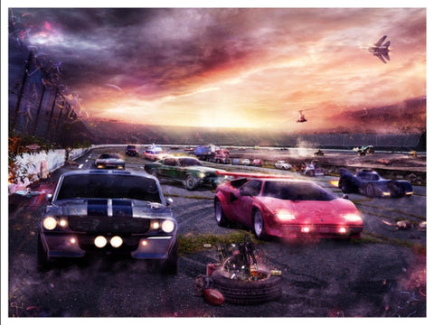 Petrolheads II by Mark Davies-Limited Edition Print-The Acorn Gallery