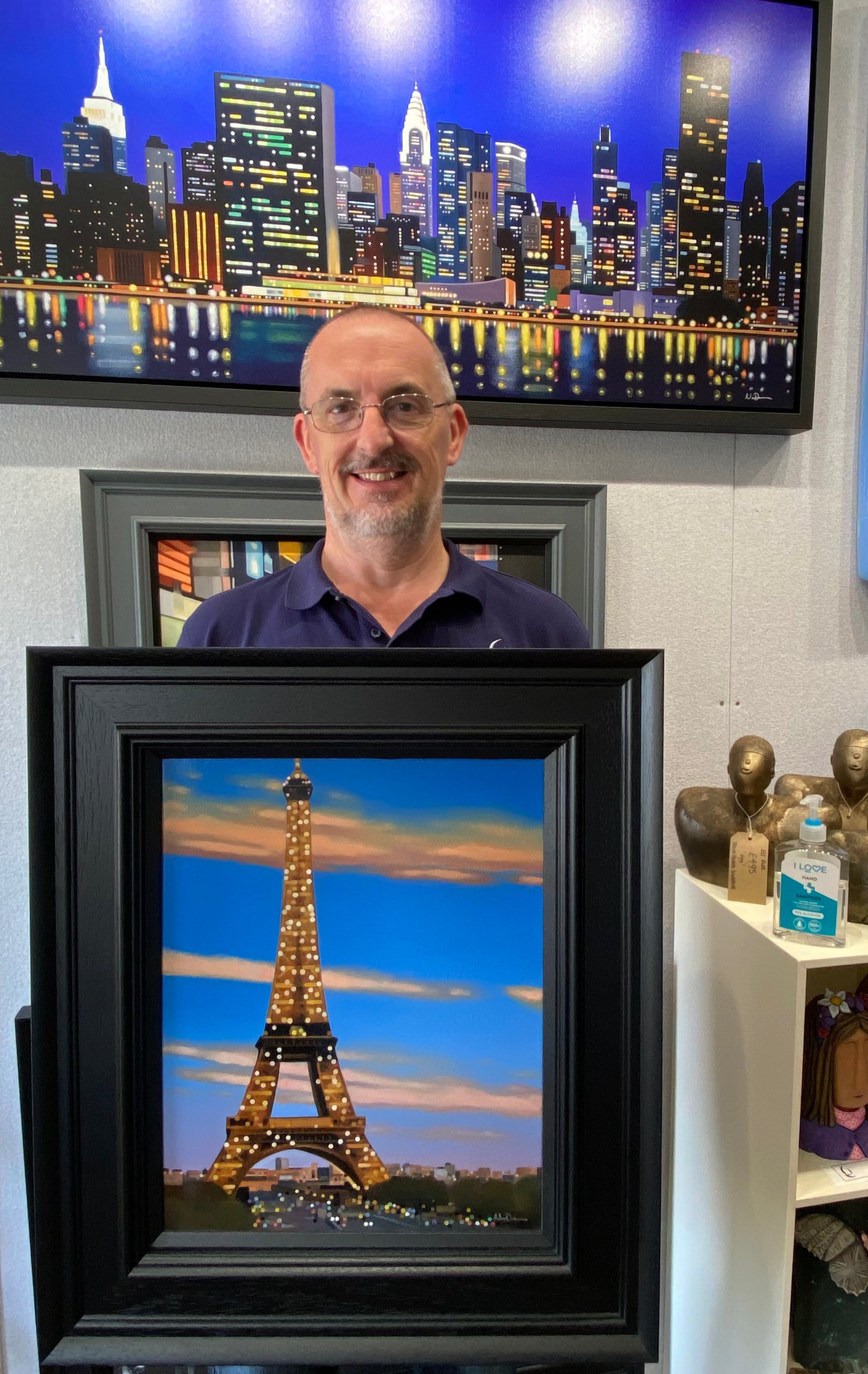 Neil Dawson Eiffel Sparkle Original - The Acorn Gallery, Pocklington