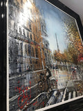 Travelling Around Paris Original on Aluminium by Nigel Cooke *SOLD*