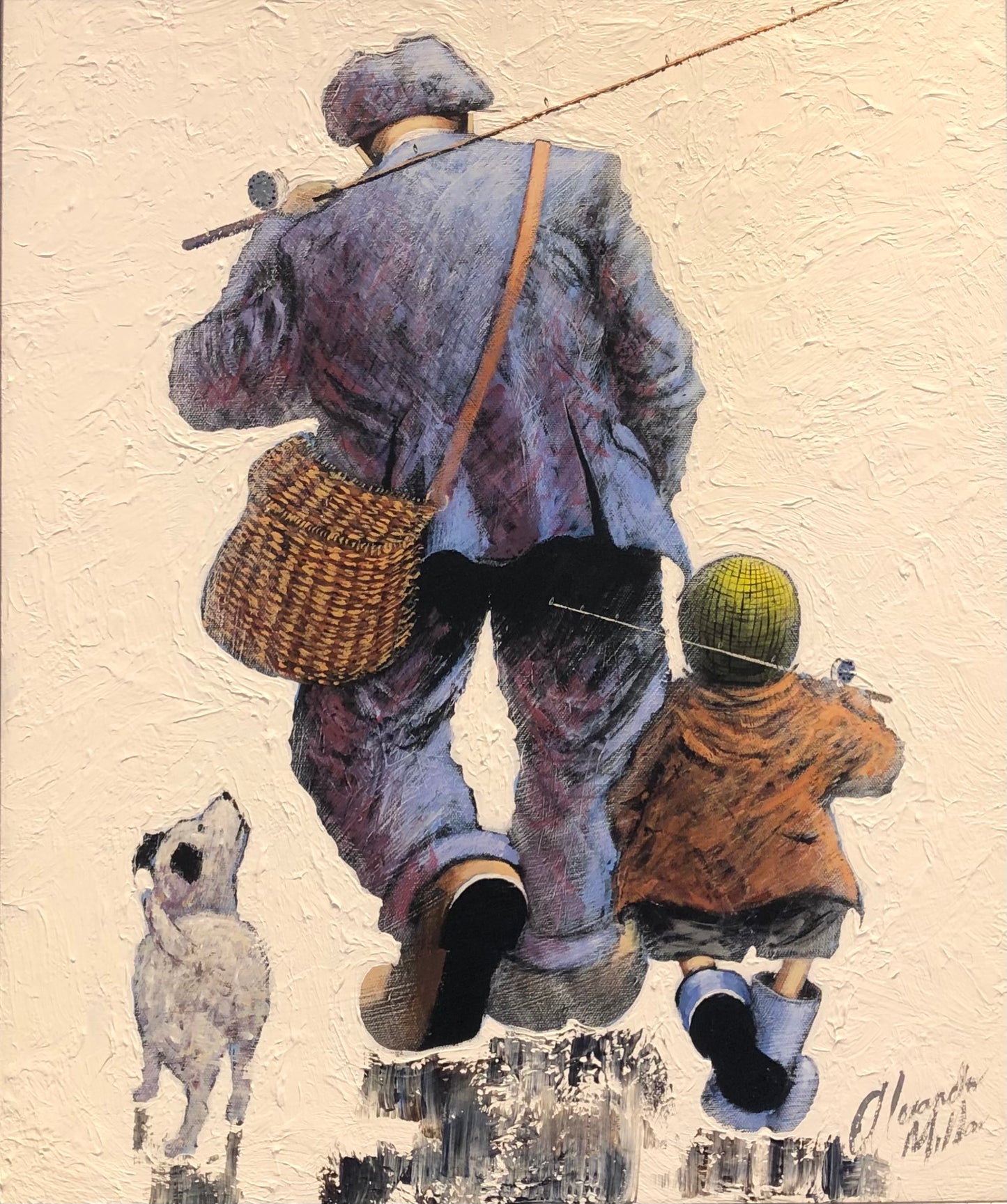 Alexander Millar Memories Of My Dad Original - The Acorn Gallery, Pocklington