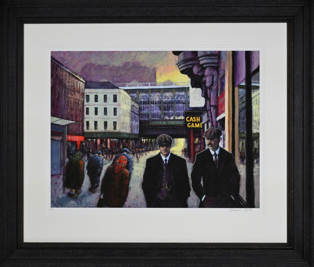 Alexander Millar The Boys Are Back In Town Paper Print - The Acorn Gallery, Pocklington