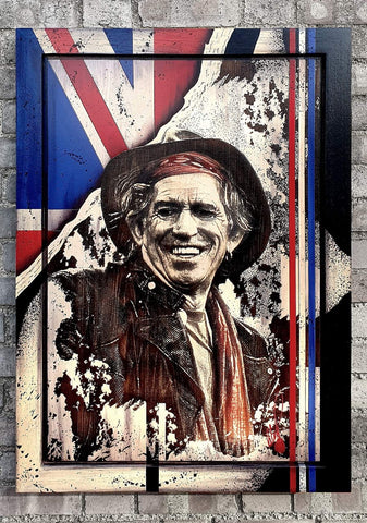 Keith Richards by Rob Bishop *SOLD*
