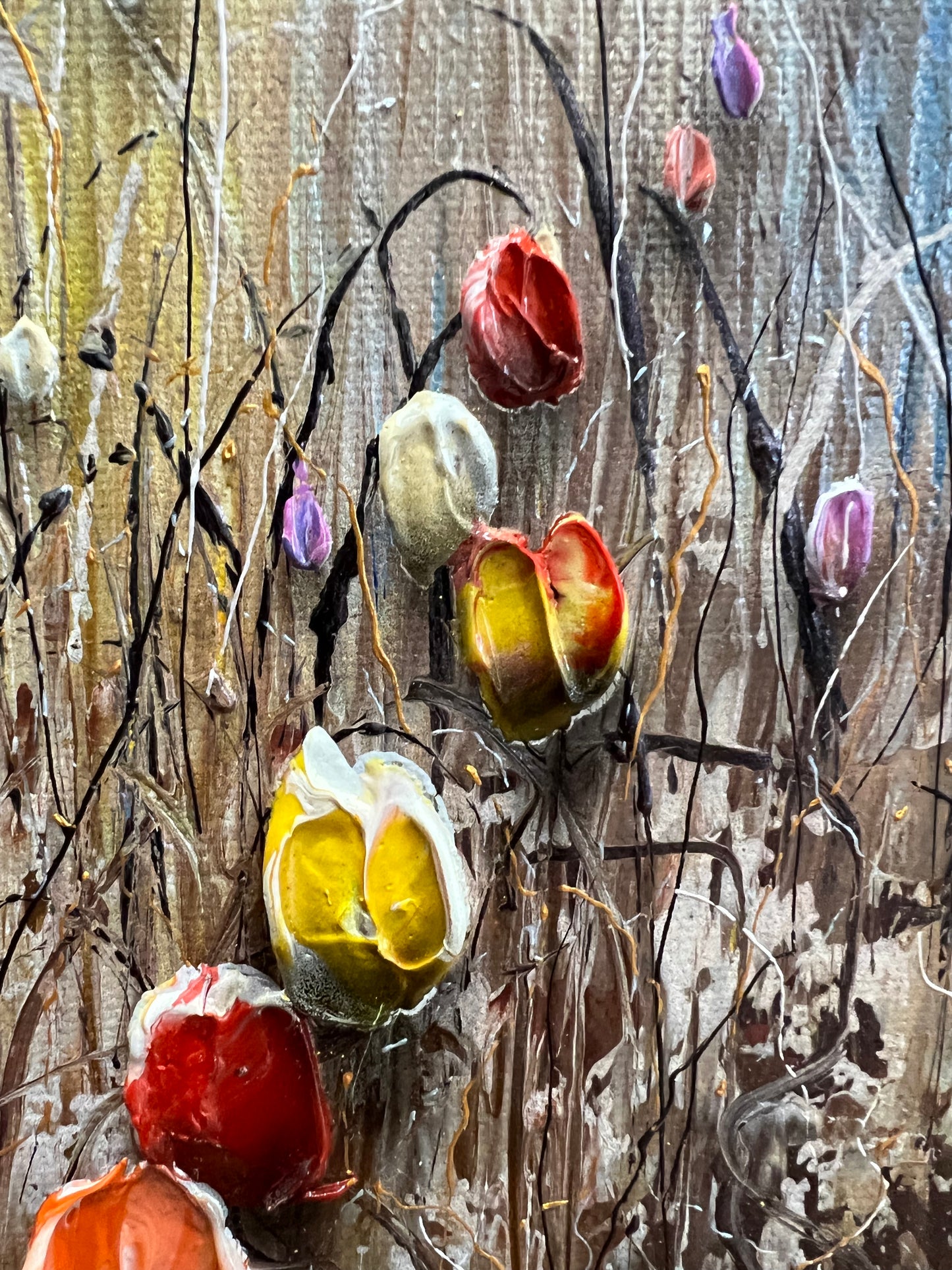 Tulips Original by Robert Cox - The Acorn Gallery, Pocklington