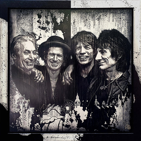 The Stones (Noir Frame) by Rob Bishop